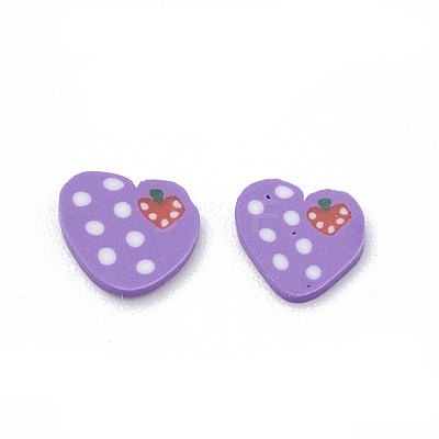 Handmade Polymer Clay Cabochons X-CLAY-T011-06-1