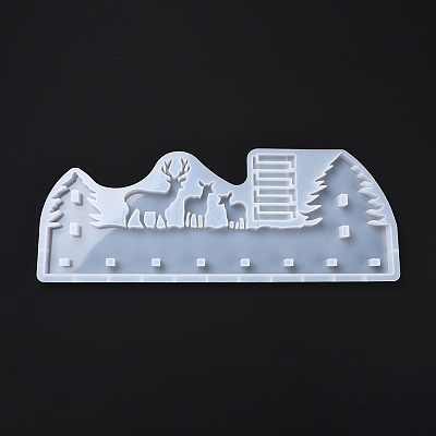 Christmas Theme DIY Hook Hangers Silhouette Silicone Molds LS-DIY-B035-15-1