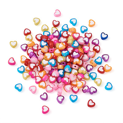 Opaque Acrylic Beads OACR-BT0001-01-1
