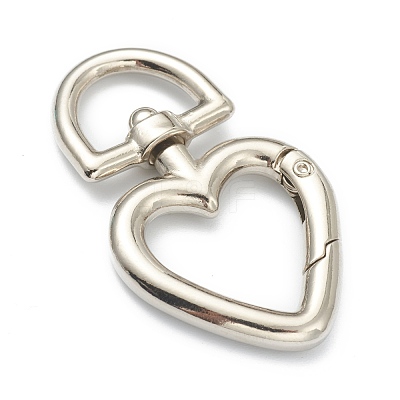 Zinc Alloy Swivel Clasps PALLOY-B004-01P-1