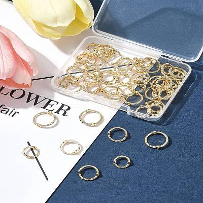 60Pcs 3 Styles Rack Plating Alloy Bead Frames FIND-FS0003-45-1