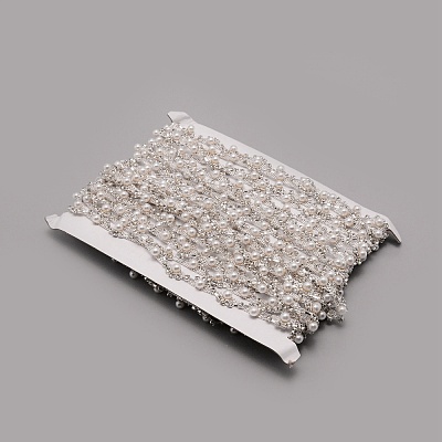 Handmad Iron Mesh Chains AJEW-WH0258-103-1