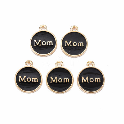 Mother's Day Alloy Enamel Charms ENAM-T016-11B-RS-1