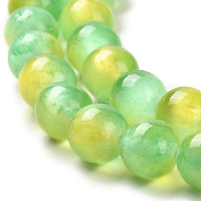 Natural Selenite Beads Strands G-P493-01O-1