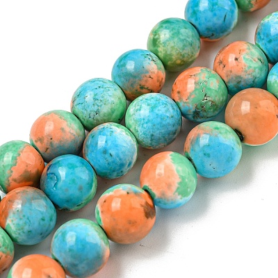 Synthetic Imperial Jasper Beads Strands G-N342-25A-1-1