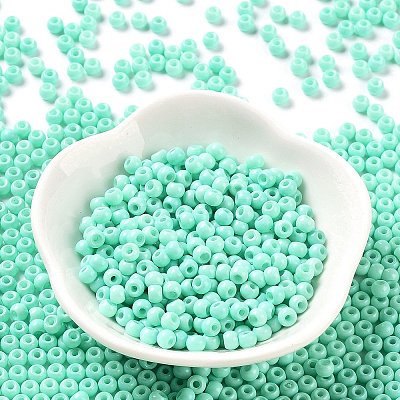 Baking Paint Glass Seed Beads SEED-H002-I-B506-1