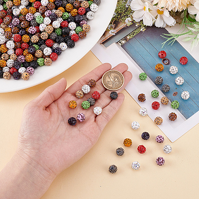 150Pcs 15 Colors Handmade Polymer Clay Beads CLAY-ME0001-02-1