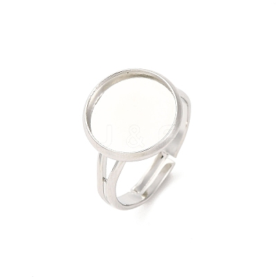Adjustable Brass Ring Components KK-Q573-004P-1