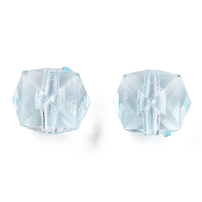 Transparent Acrylic Beads X-TACR-Q259-10mm-V38-1