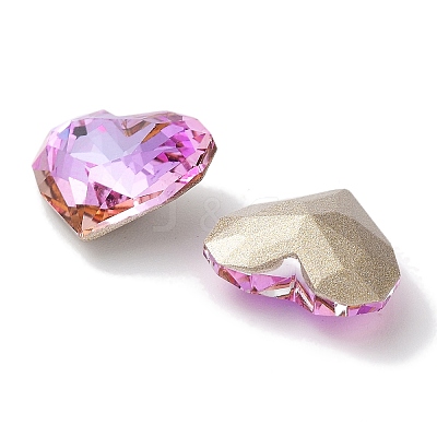 Glass Rhinestone Cabochons RGLA-G020-04C-D502-1