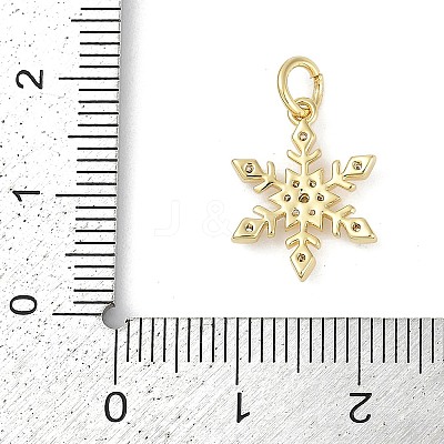 Rack Plating Brass Micro Pave Cubic Zirconia Pendants KK-H509-12G-03-1