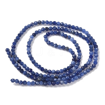 Natural Sodalite Beads Strands G-D306-A01-2mm-B-1