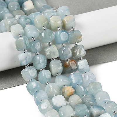 Natural Aquamarine Beads Strands G-A254-A01-02-1