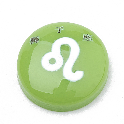 Constellation/Zodiac Sign Resin Cabochons CRES-N010-07I-1
