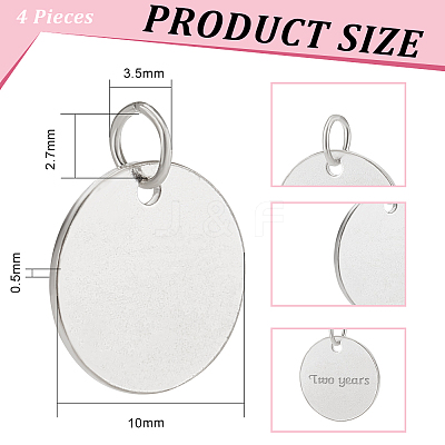 4Pcs 925 Sterling Silver Charms STER-BC0001-65-1