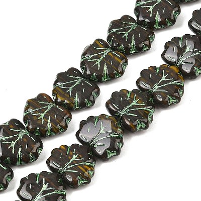 Czech Pressed Glass Beads GLAA-I061-51C-1
