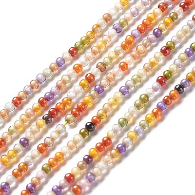 Cubic Zirconia Bead Strands ZIRC-C029-01D-1