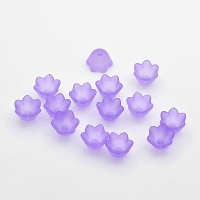 Transparent Acrylic Beads X-FACR-R017-01-1