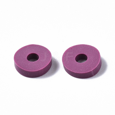 Handmade Polymer Clay Beads X-CLAY-Q251-6.0mm-B05-1