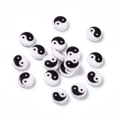 Opaque Acrylic Beads SACR-E008-02A-02-1