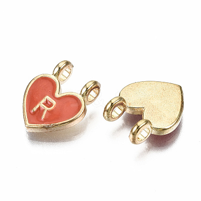 Alloy Enamel Charms ENAM-T012-02R-RS-1
