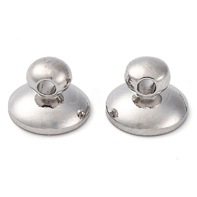 Brass Bead Cap Pendant Bails KK-Z089-20P-1