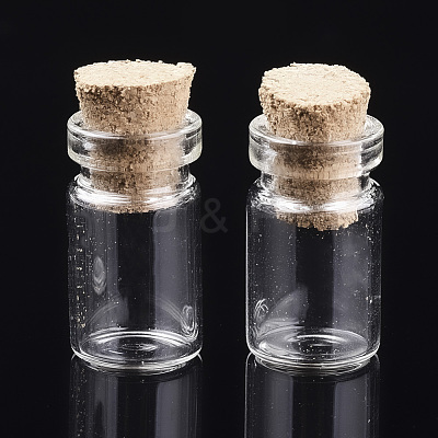 Glass Jar Glass Bottles Bead Containers AJEW-S074-01A-1