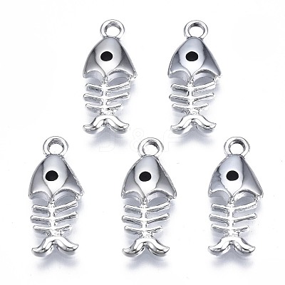 Alloy Enamel Pendants X1-ENAM-N054-49-RS-1