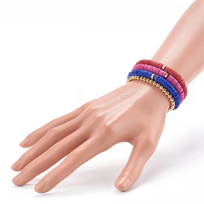Stretch Beaded Bracelets Sets BJEW-JB06177-04-1