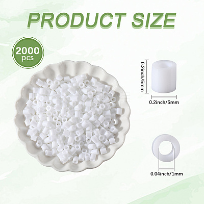 2000Pcs PE DIY Melty Beads Fuse Beads Refills DIY-SP0004-73F-1