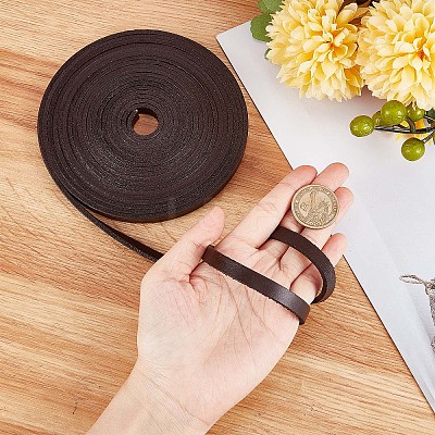 Flat Cowhide Leather Cord WL-GF0001-08E-02-1