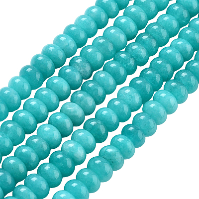 2 Strands Natural White Jade Beads Strands G-PA0001-23B-1