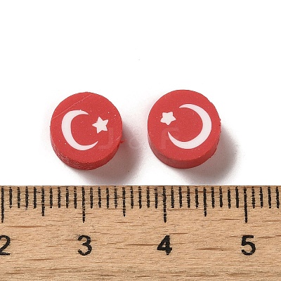 Handmade Polymer Clay Beads CLAY-B004-01-1