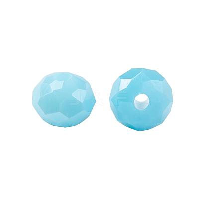 Electroplate Glass Beads Strands EGLA-JP0002-01F-4mm-1
