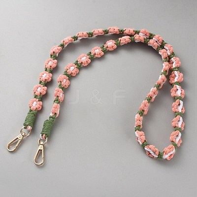 Cotton Rope Shoulder Phone Straps AJEW-WH20026-01H-1