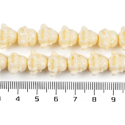 Synthetic Coral Carved Beads Strands CORA-C003-11B-1