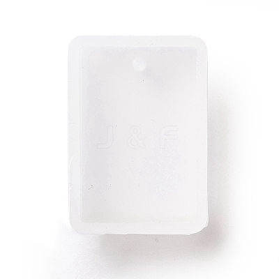 Rectangle Pendant Silicone Molds X-DIY-K047-02-1