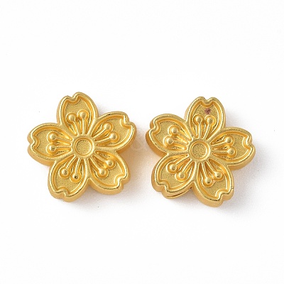 Rack Plating Alloy Beads PALLOY-I215-27G-1