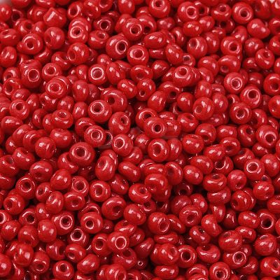 8/0 Baking Paint Glass Seed Beads SEED-M012-02A-42-1
