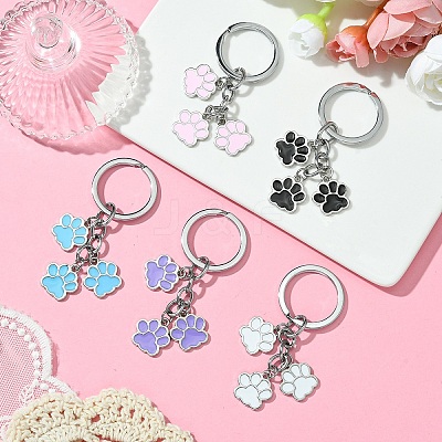 Alloy Enamel Keychains KEYC-YW00010-01-1