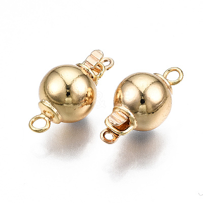 Brass Box Clasps X-KK-S356-339-NF-1