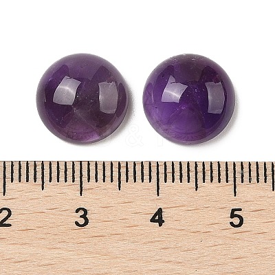 Natural Amethyst Cabochons G-L614-C02-01-1
