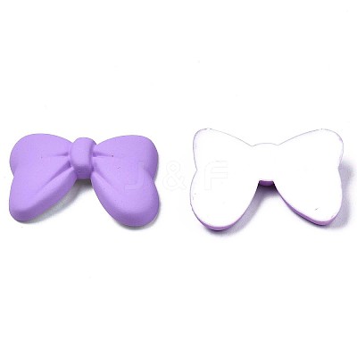 Opaque Spray Painted Acrylic Cabochons ACRP-S679-011-1