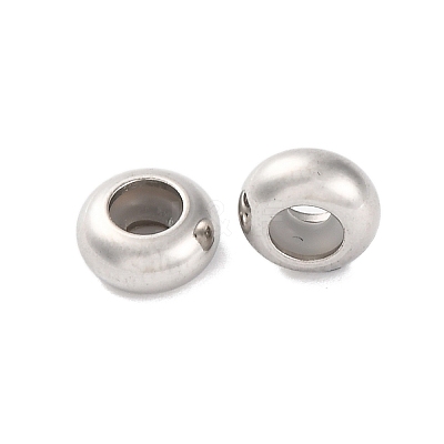 202 Stainless Steel Beads STAS-P238-10P-D-1