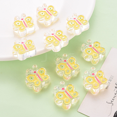 Transparent Acrylic Beads X-MACR-S374-01A-01-1