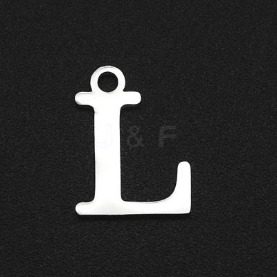 Non-Tarnish 201 Stainless Steel Charms STAS-N090-LA060-L-1