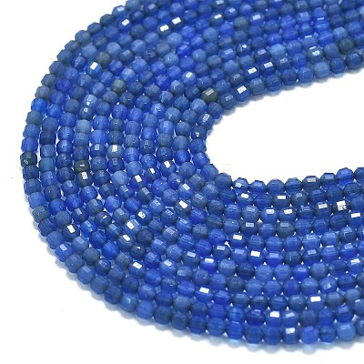Natural Blue Agate(Dyed & Heated) Beads Strands G-A260-A12-01-1