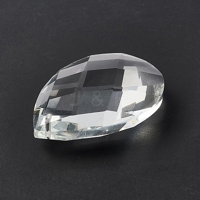 Transparent Glass Big Pendants GLAA-F118-12-1
