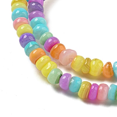 Dyed Natural Freshwater Shell Beads Strands BSHE-G039-07G-1