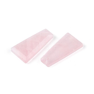 Natural Rose Quartz Pendants G-Q601-10E-1